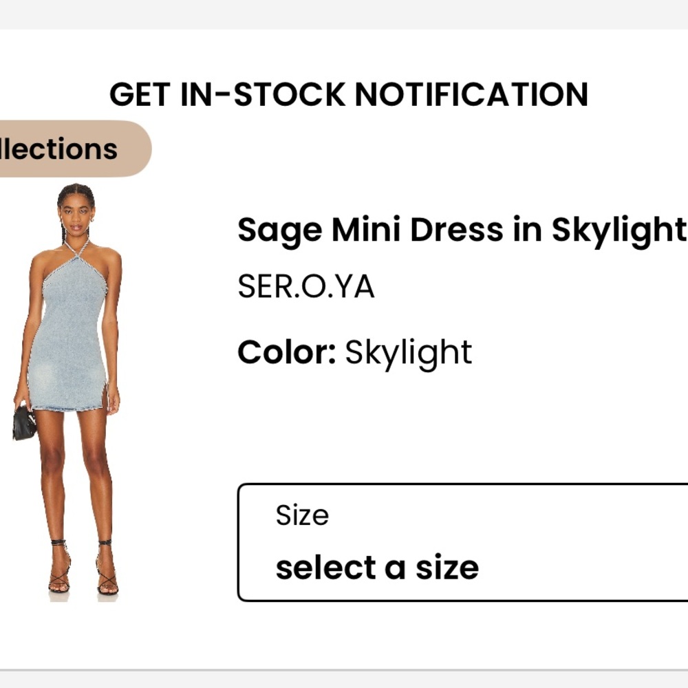 SER.O.YA Sage Mini Dress